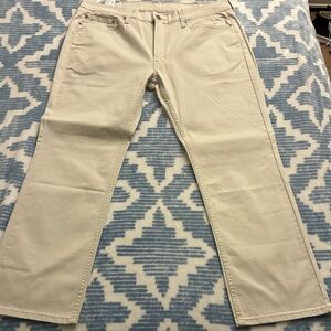 Levi’s 514 Light Khaki Straight Fit Jeans
